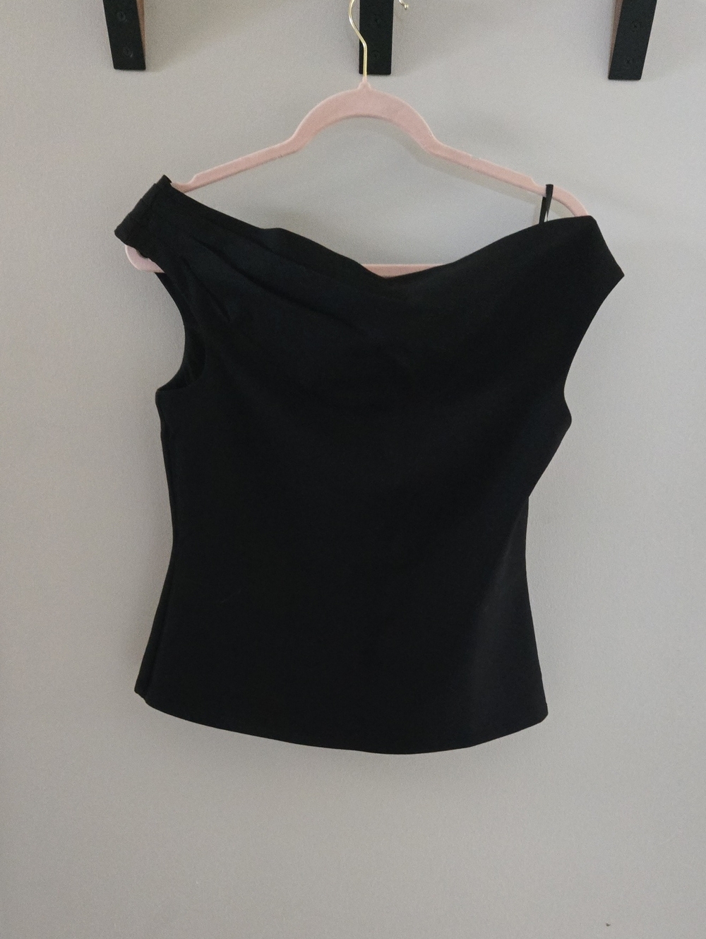 WHBM Classic Black Off-Shoulder Women’s Top